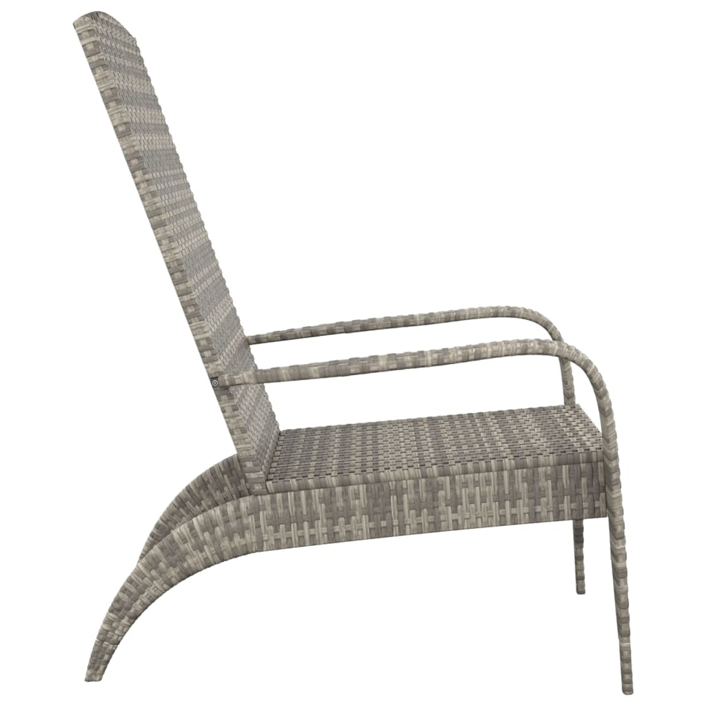 havestol Adirondack grå polyrattan