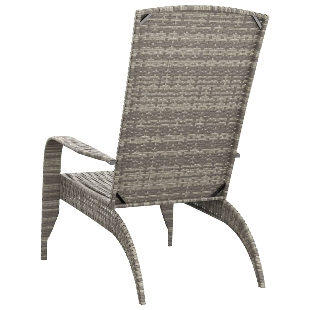 havestol Adirondack grå polyrattan