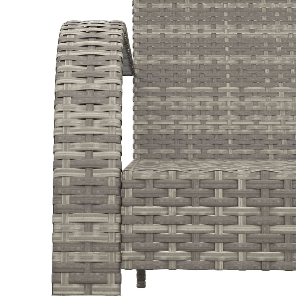 havestol Adirondack grå polyrattan