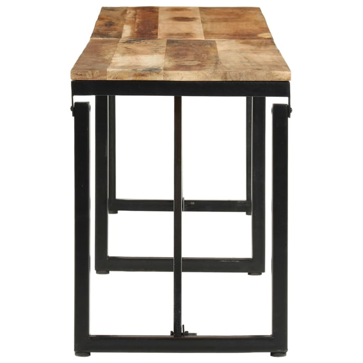 bænk 160x35x46 cm massivt mangotræ