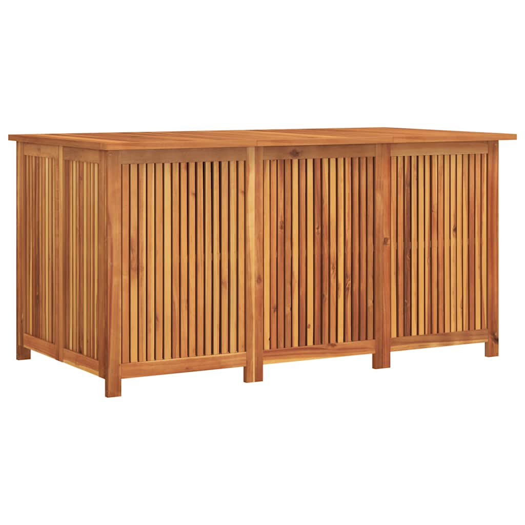 opbevaringsboks til haven 150x80x75 cm massivt akacietræ