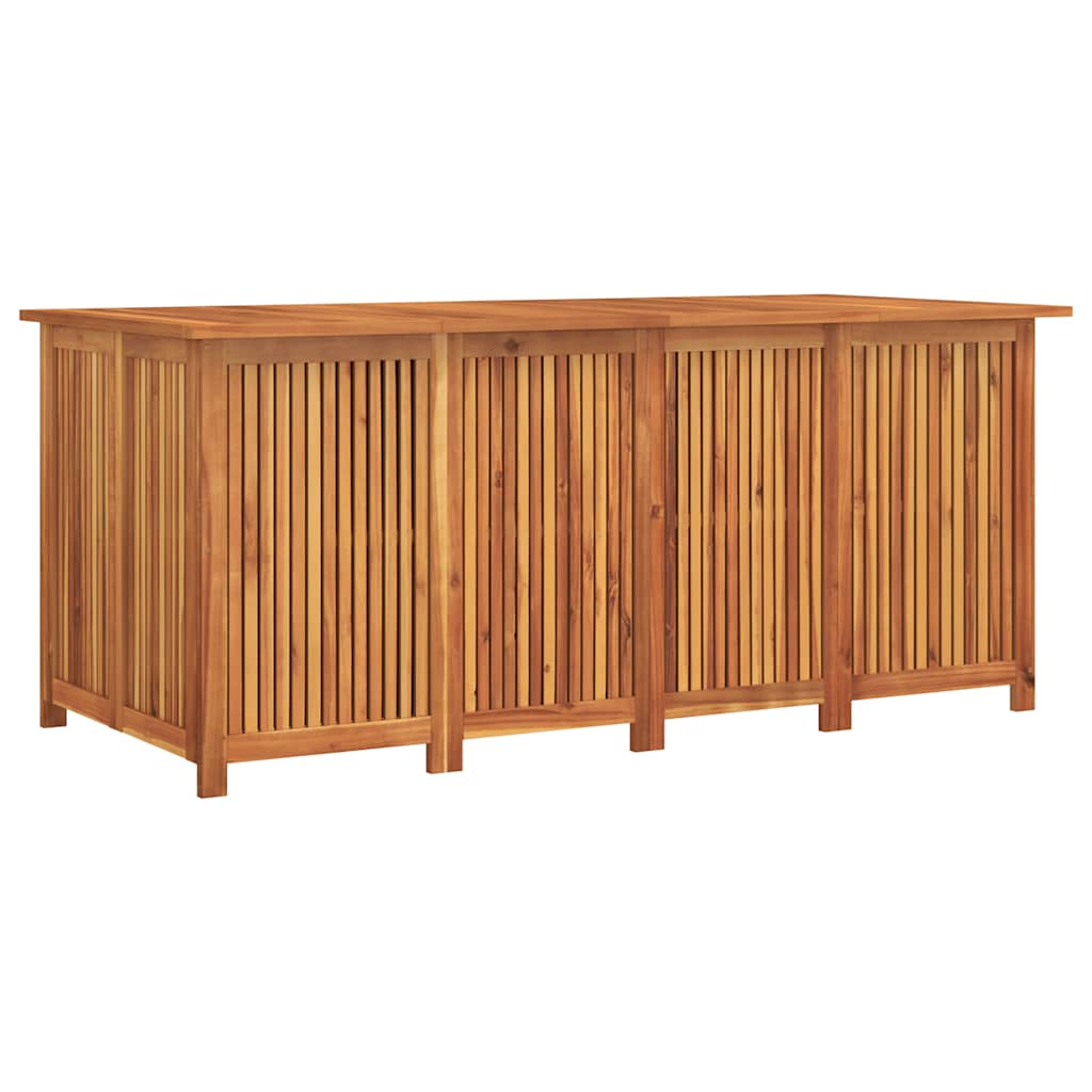opbevaringsboks til haven 200x80x75 cm massivt træ