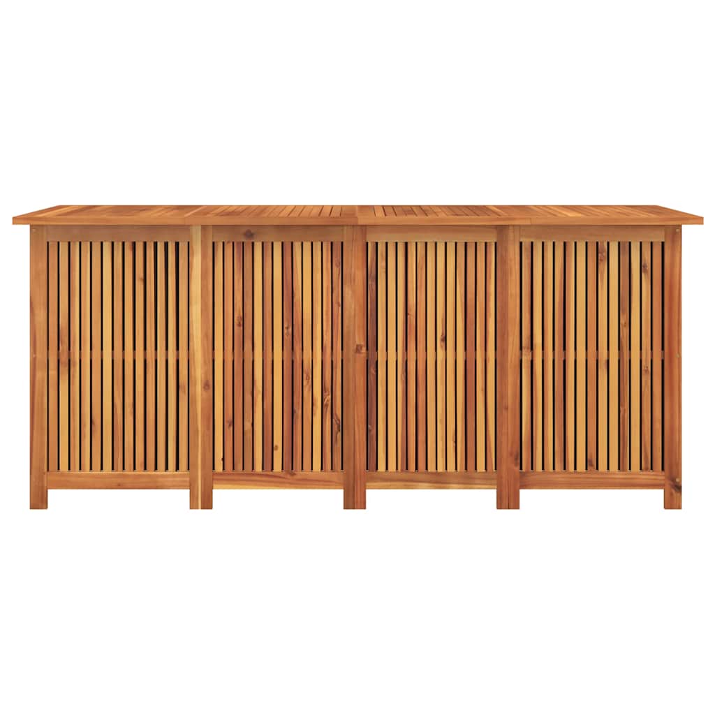 opbevaringsboks til haven 200x80x75 cm massivt træ