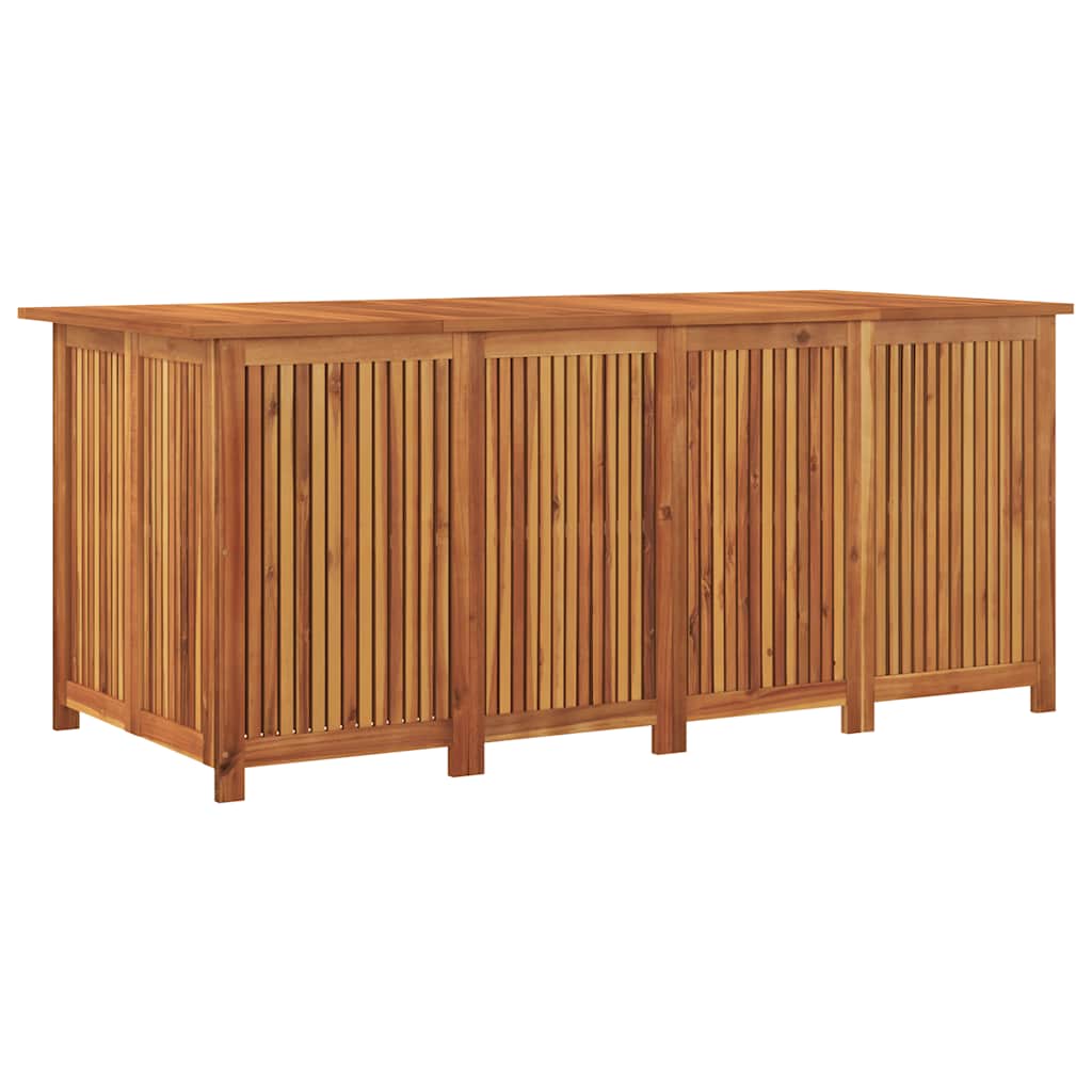 opbevaringsboks til haven 200x80x75 cm massivt træ