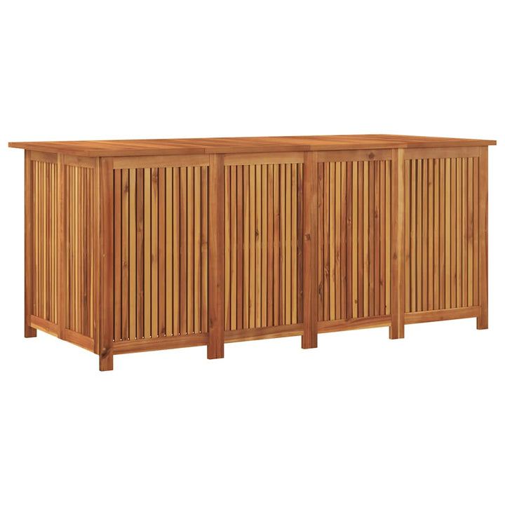opbevaringsboks til haven 200x80x75 cm massivt træ