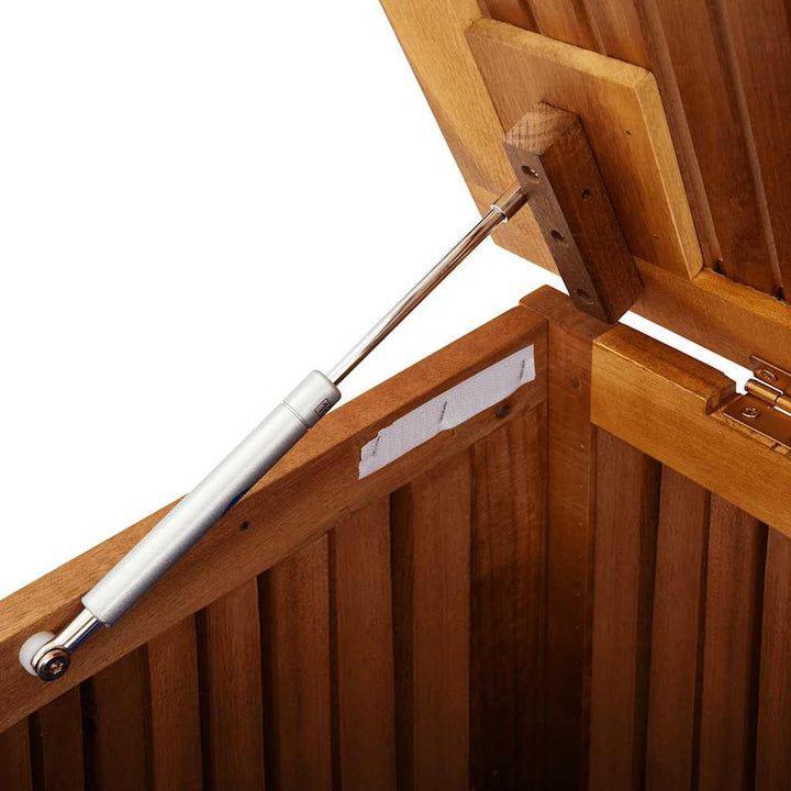 opbevaringsboks til haven 200x80x75 cm massivt træ