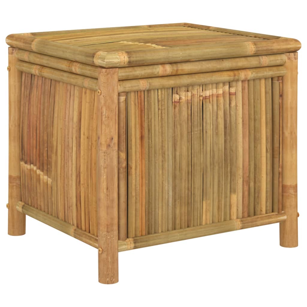 opbevaringskasse til haven 60x52x55 cm bambus