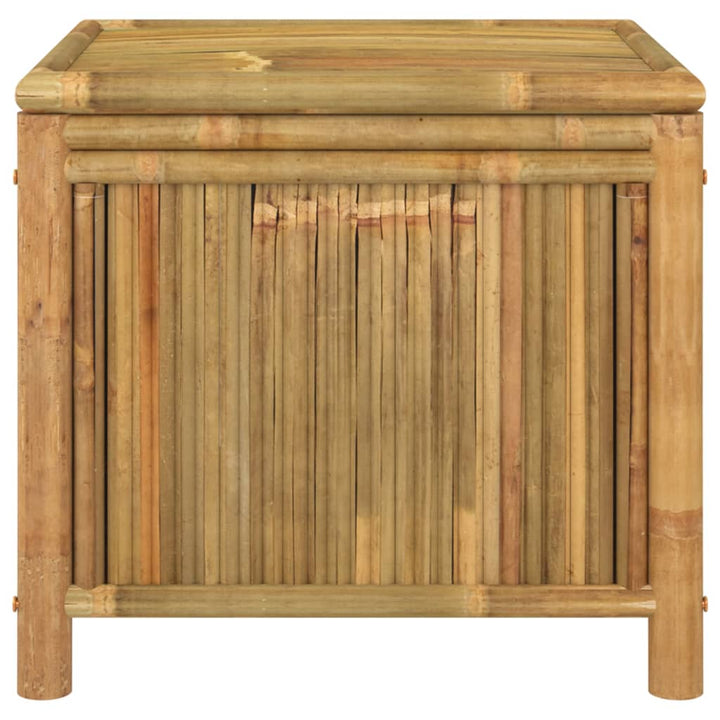 opbevaringskasse til haven 60x52x55 cm bambus