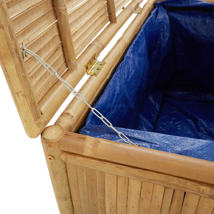 opbevaringskasse til haven 60x52x55 cm bambus
