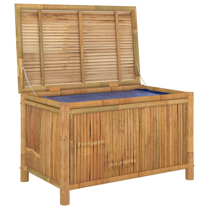 opbevaringskasse til haven Box 90x52x55 cm bambus