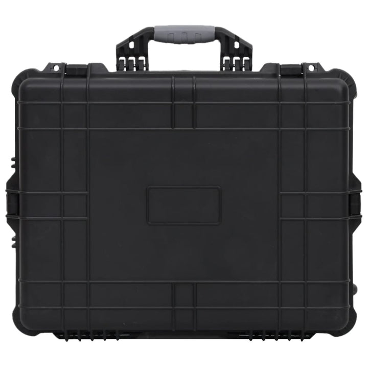 flightcase med hjul 63x50x23 cm PP sort