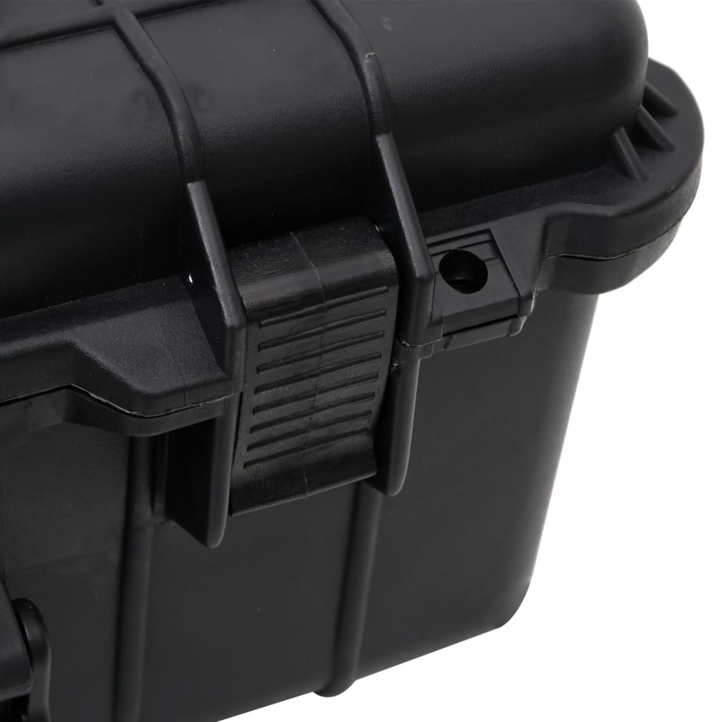flightcase med hjul 63x50x23 cm PP sort