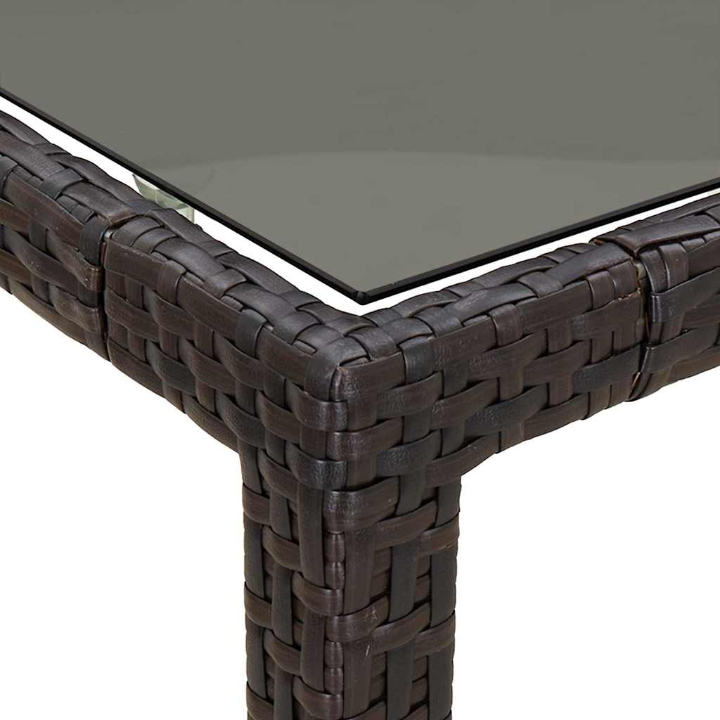 Have Spisebord Brun 90 x 90 x 75 cm Poly rattan