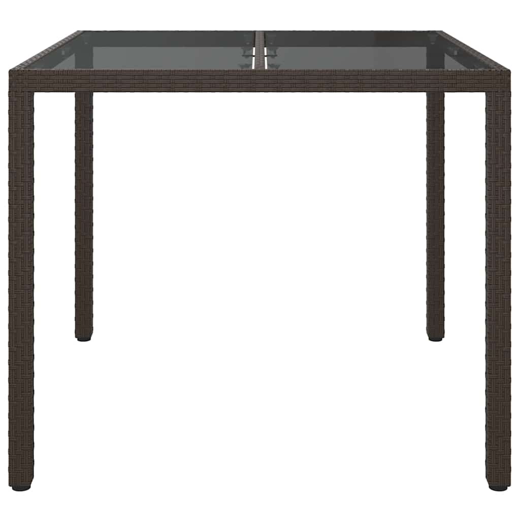 Have Spisebord Brun 90 x 90 x 75 cm Poly rattan