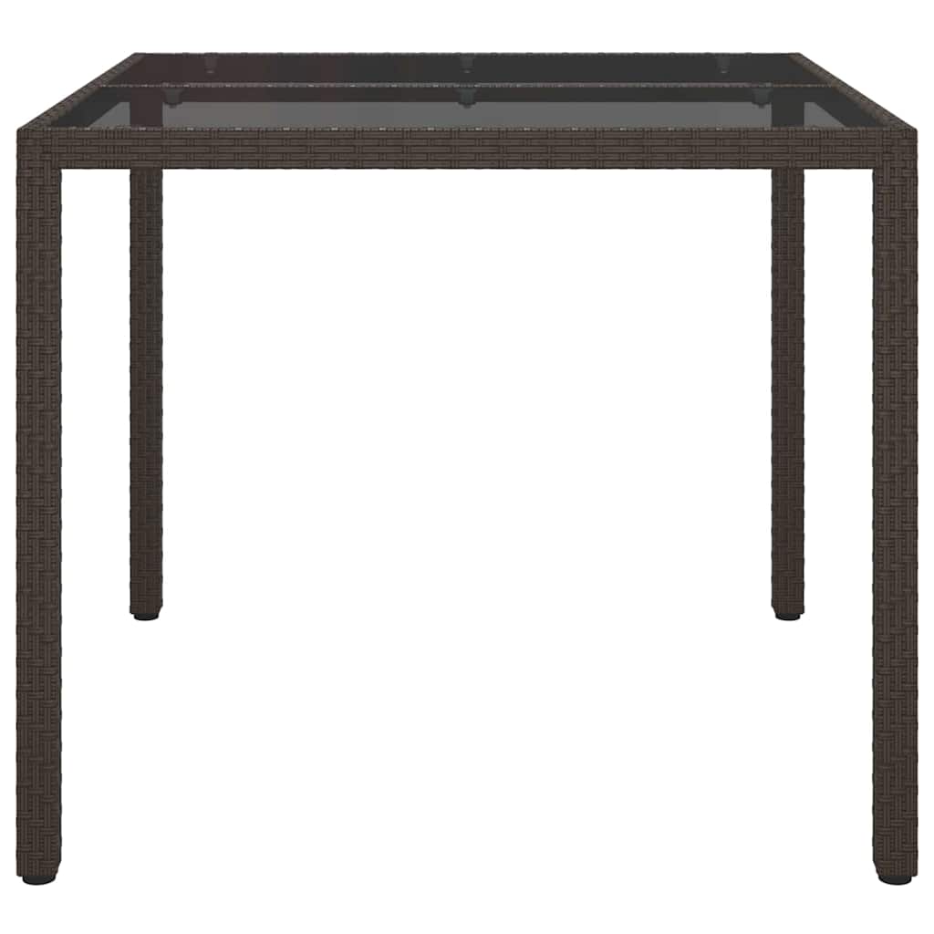 Have Spisebord Brun 90 x 90 x 75 cm Poly rattan