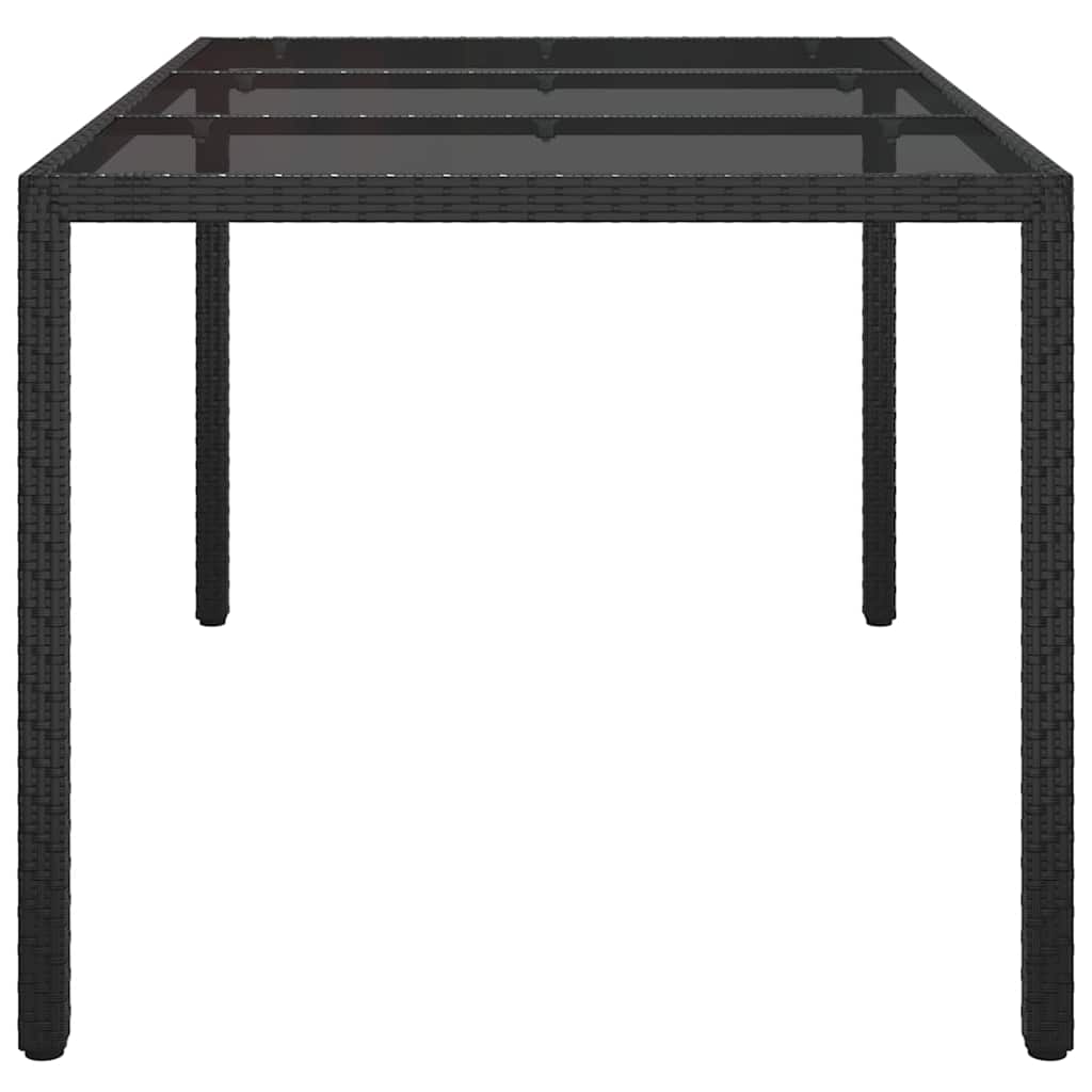Have Spisebord Sort 150 x 90 x 75 cm Poly rattan