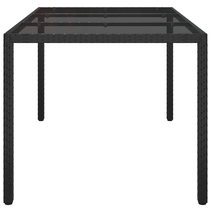 Have Spisebord Sort 150 x 90 x 75 cm Poly rattan