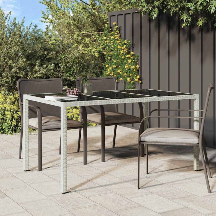 Have Spisebord Hvid 150 x 90 x 75 cm Poly rattan