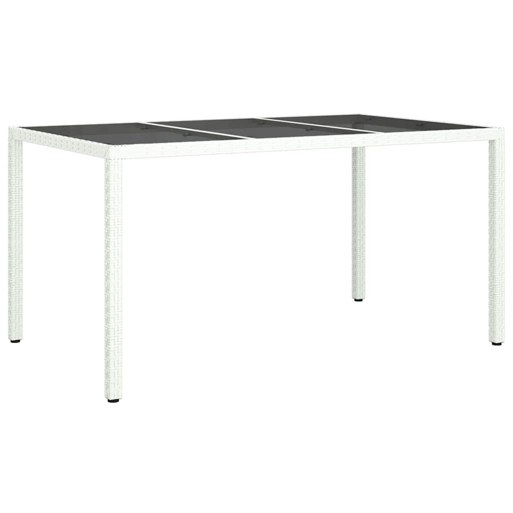 Have Spisebord Hvid 150 x 90 x 75 cm Poly rattan