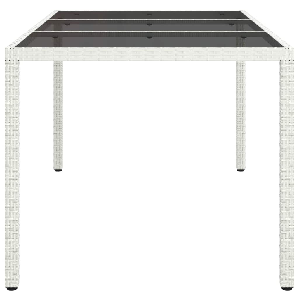 Have Spisebord Hvid 150 x 90 x 75 cm Poly rattan