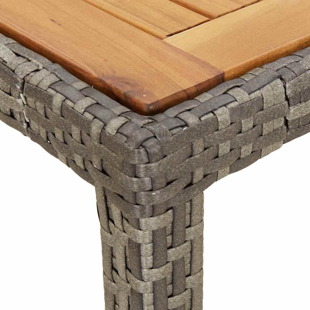 Have Spisebord Grå 150 x 90 x 75 cm Poly rattan