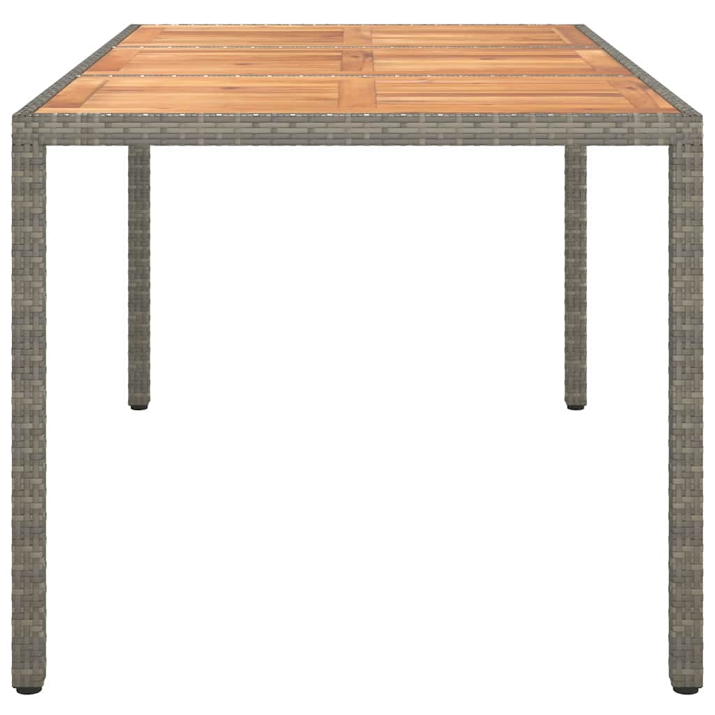 Have Spisebord Grå 150 x 90 x 75 cm Poly rattan