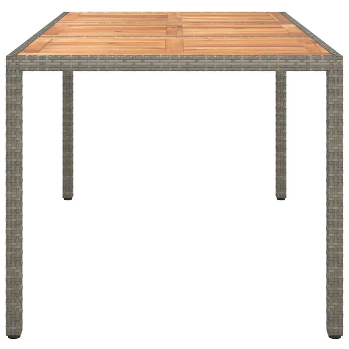 Have Spisebord Grå 150 x 90 x 75 cm Poly rattan