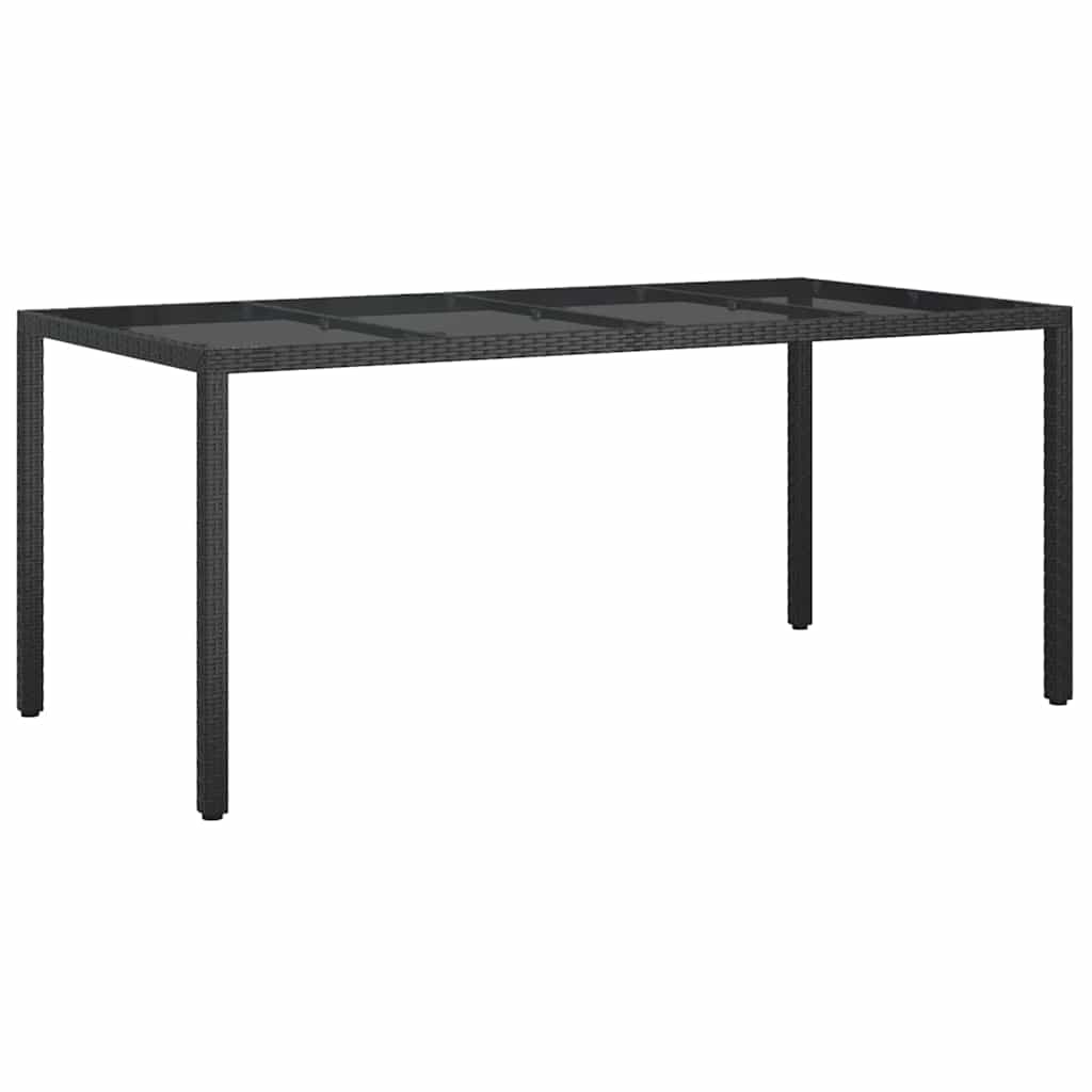 Have Spisebord Sort 190 x 90 x 75 cm Poly rattan