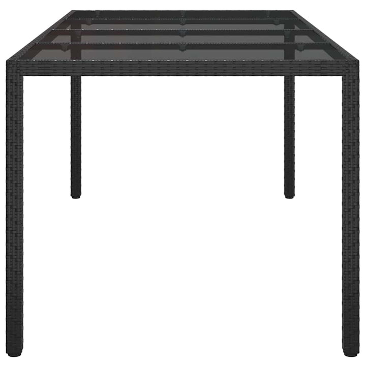 Have Spisebord Sort 190 x 90 x 75 cm Poly rattan