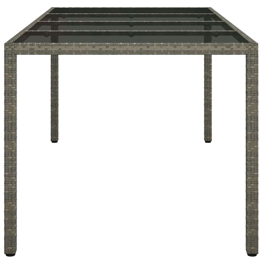 Have Spisebord Grå 190 x 90 x 75 cm Poly rattan