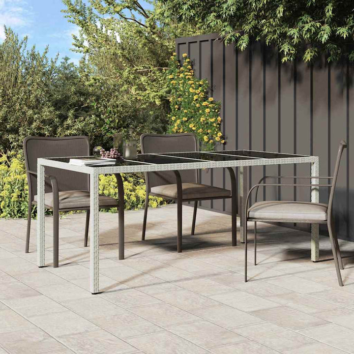 Have Spisebord Hvid 190 x 90 x 75 cm Poly rattan
