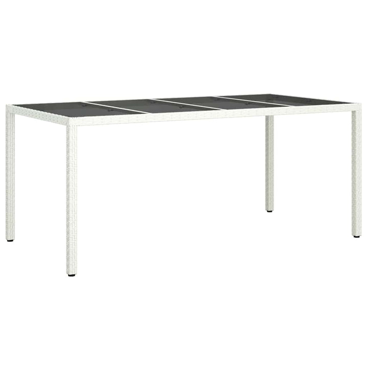 Have Spisebord Hvid 190 x 90 x 75 cm Poly rattan