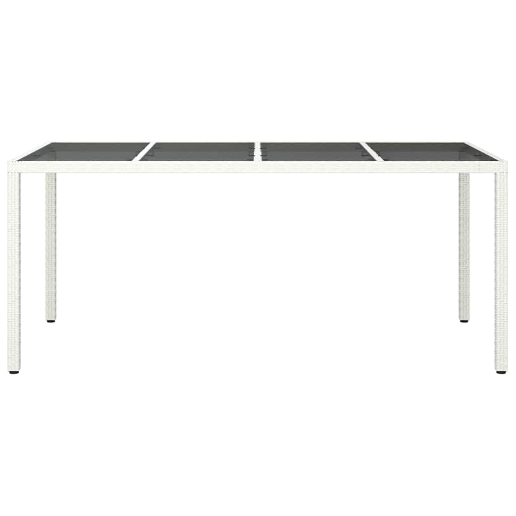Have Spisebord Hvid 190 x 90 x 75 cm Poly rattan