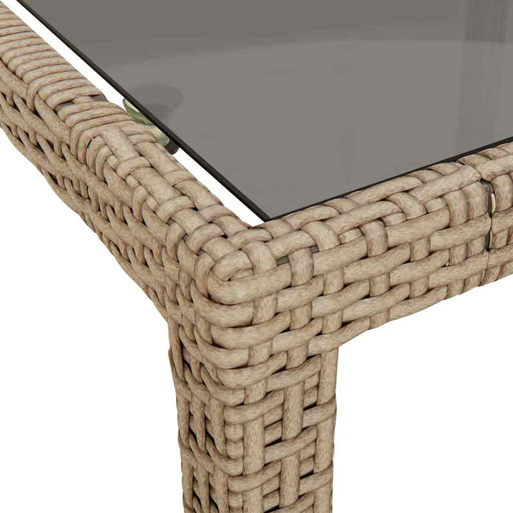 Have Spisebord Beige 190 x 90 x 75 cm Poly rattan