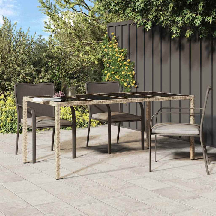 Have Spisebord Beige 190 x 90 x 75 cm Poly rattan