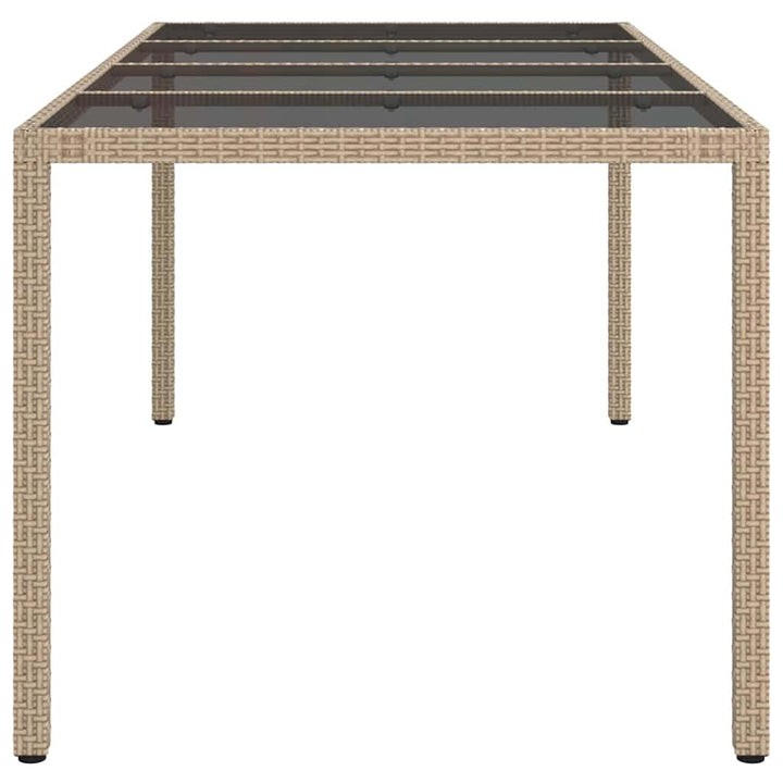 Have Spisebord Beige 190 x 90 x 75 cm Poly rattan