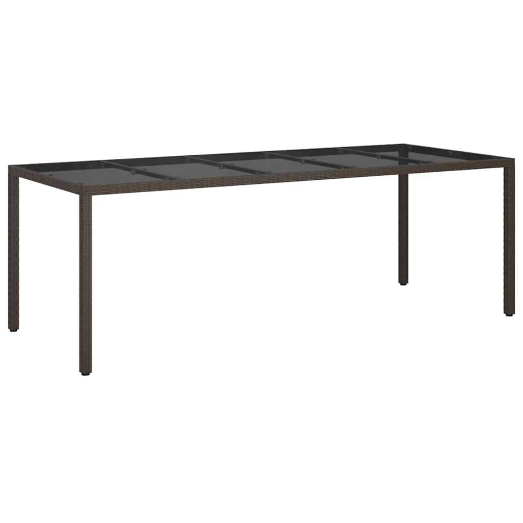 Have Spisebord Brun 250 x 100 x 75 cm Poly rattan