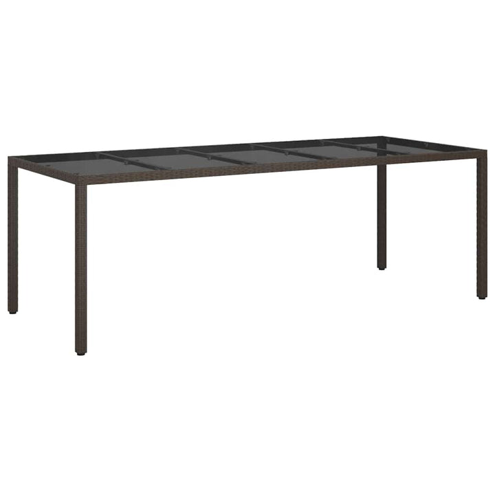 Have Spisebord Brun 250 x 100 x 75 cm Poly rattan