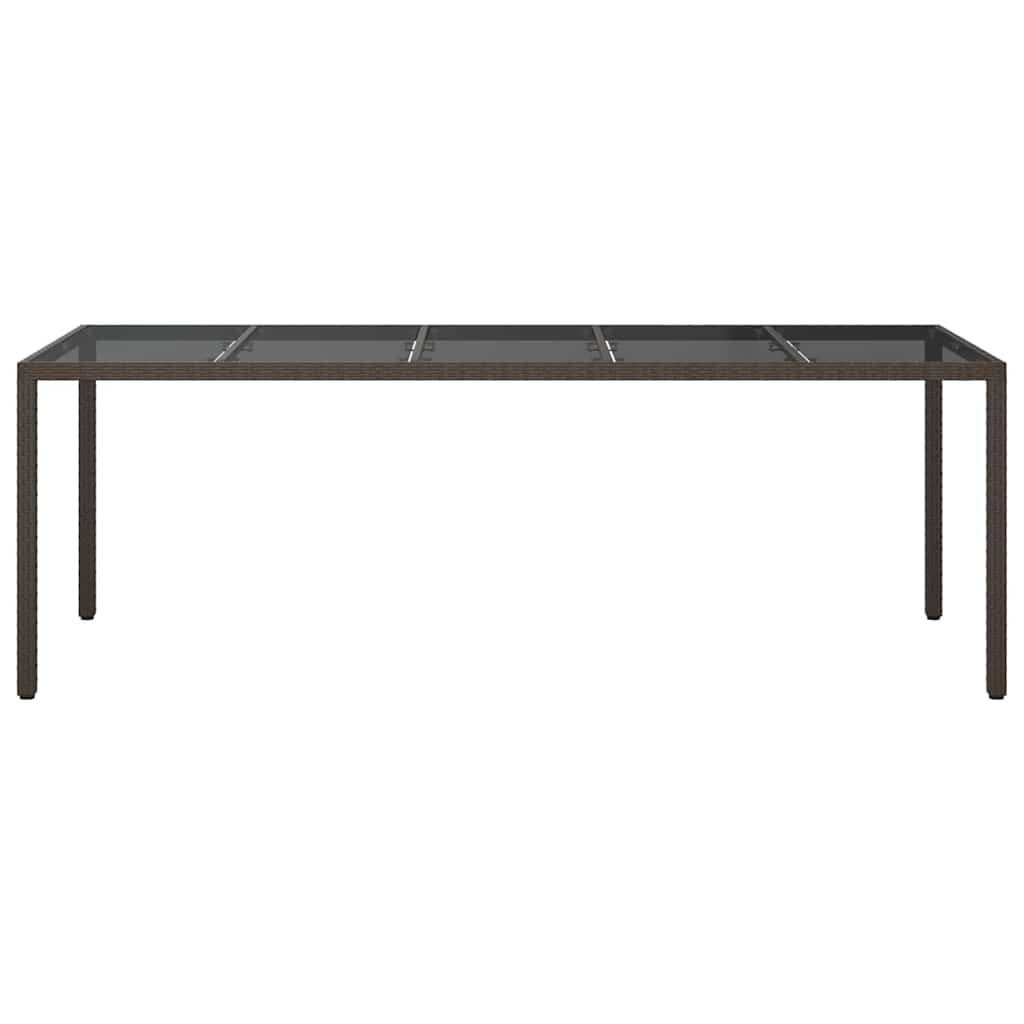 Have Spisebord Brun 250 x 100 x 75 cm Poly rattan