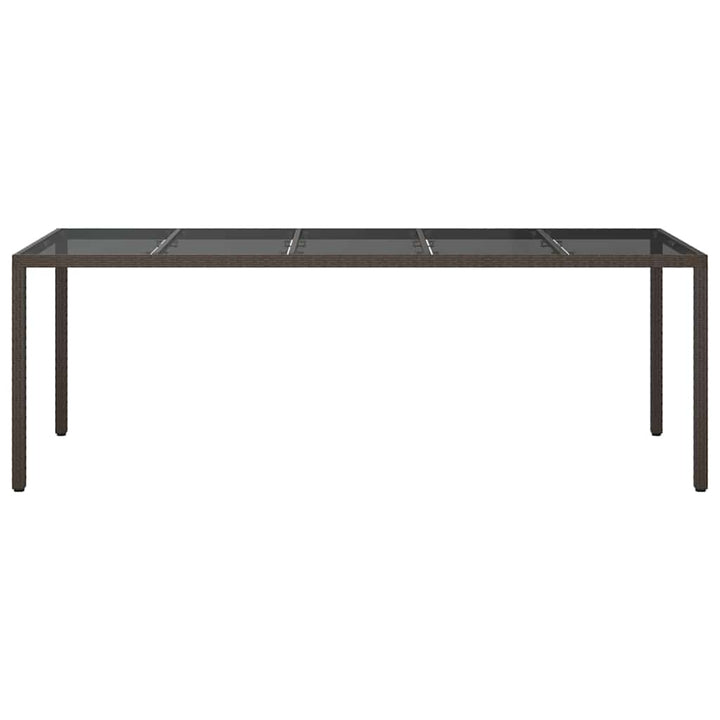 Have Spisebord Brun 250 x 100 x 75 cm Poly rattan