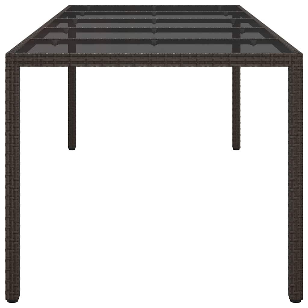 Have Spisebord Brun 250 x 100 x 75 cm Poly rattan