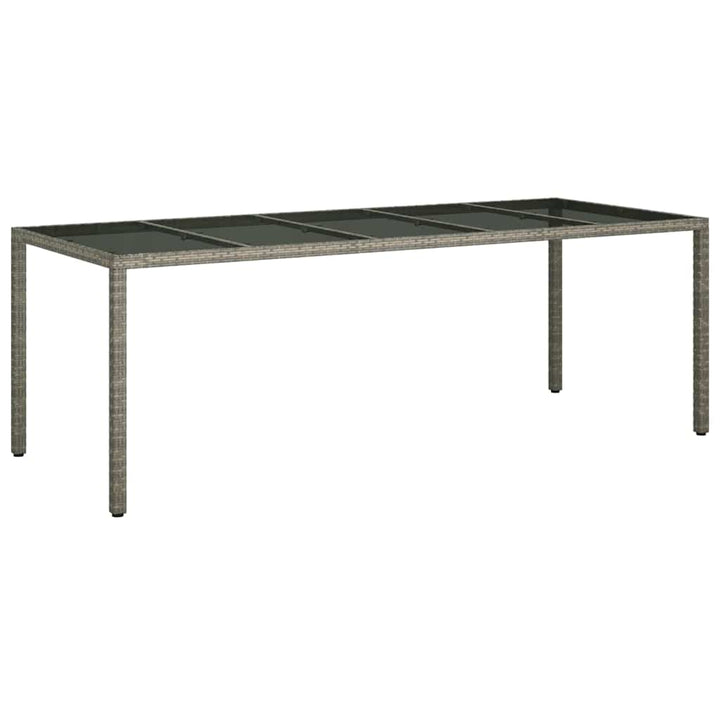 Have Spisebord Grå 250 x 100 x 75 cm Poly rattan