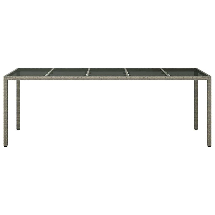 Have Spisebord Grå 250 x 100 x 75 cm Poly rattan