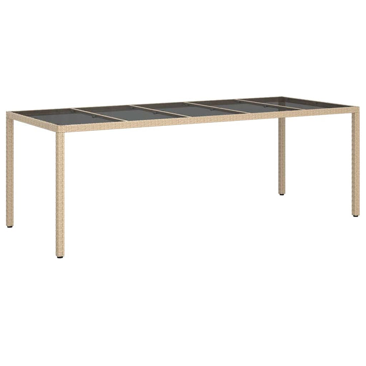 Have Spisebord Beige 250 x 100 x 75 cm Poly rattan