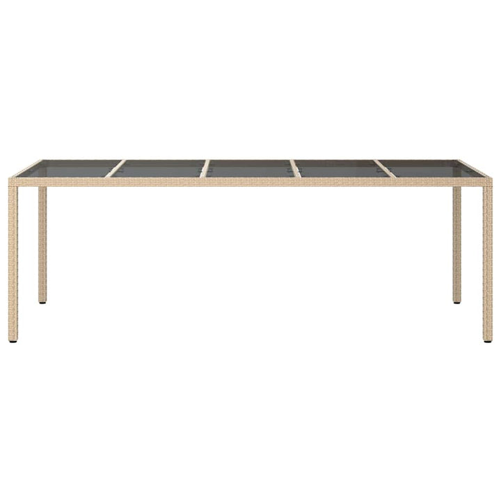 Have Spisebord Beige 250 x 100 x 75 cm Poly rattan