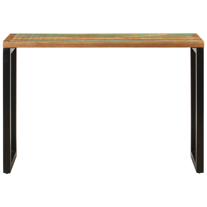 konsolbord 110x35x75 cm massivt genbrugstræ