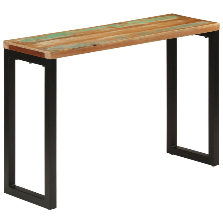 konsolbord 110x35x75 cm massivt genbrugstræ