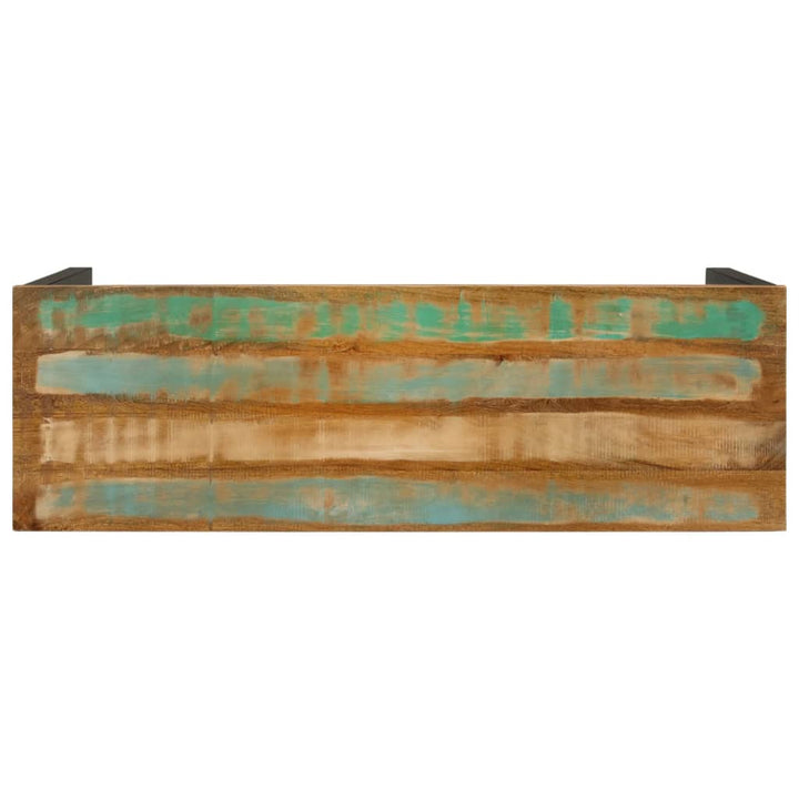 konsolbord 110x35x75 cm massivt genbrugstræ
