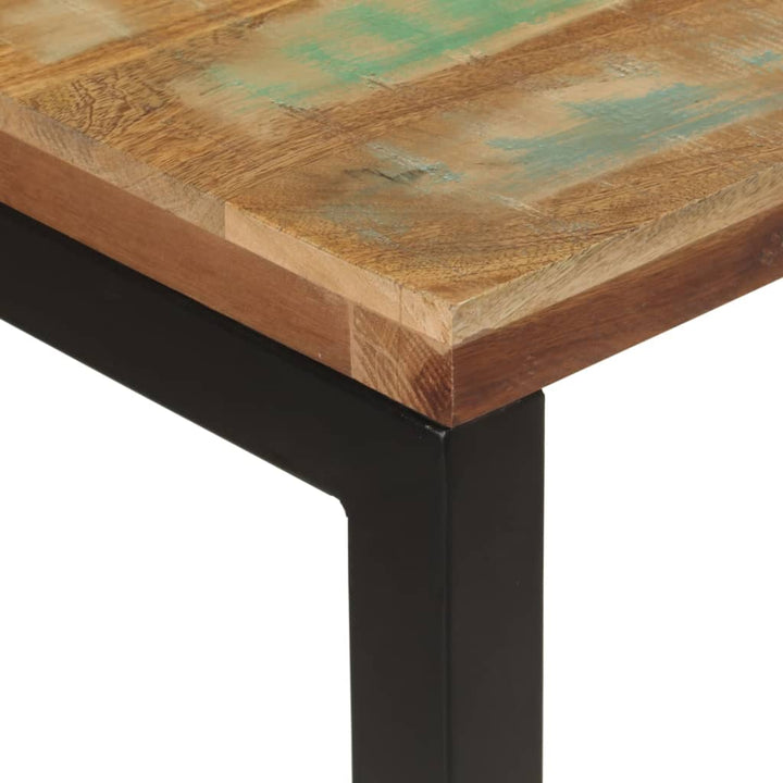 konsolbord 110x35x75 cm massivt genbrugstræ