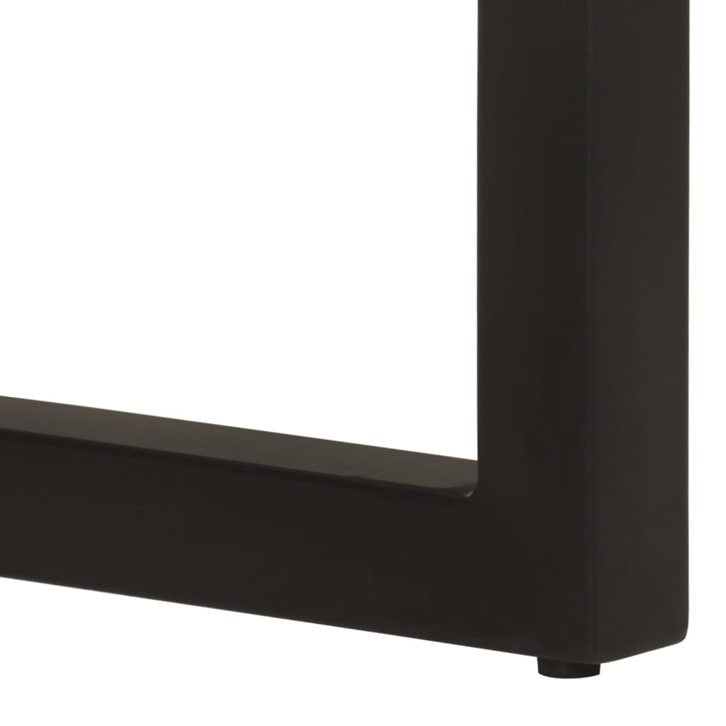 konsolbord 110x35x75 cm massivt genbrugstræ